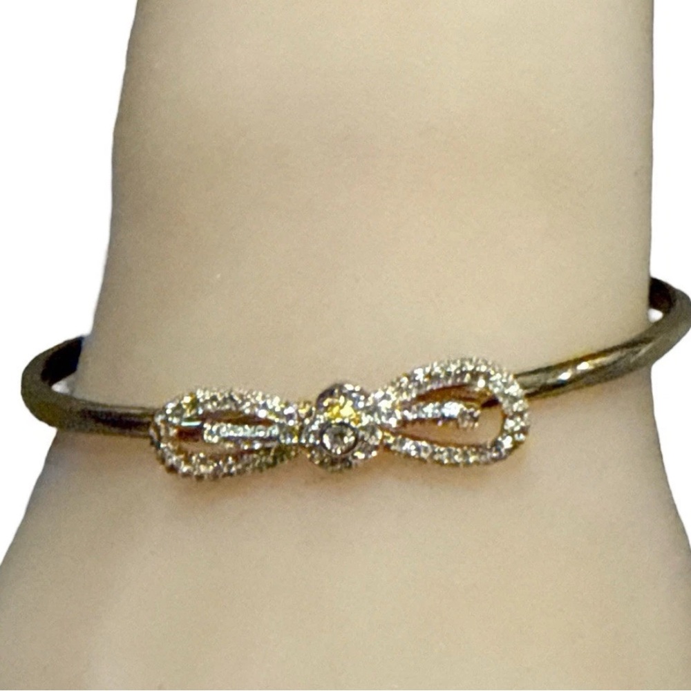 Gold Kate Spade Cuff Bow Bracelet